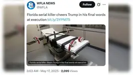Во Флориде серийный убийца высказался в поддержку Трампа прямо перед казнью.webp